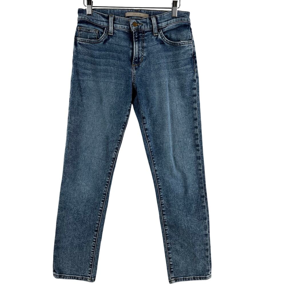 Joe's Jeans WMNS The Bobby Boyfriend SZ 25 Over It Blue Acid Wash Tapered